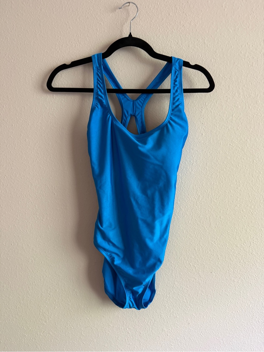 Speedo Vibrant Blue Racerback One-Piece Swimsuit